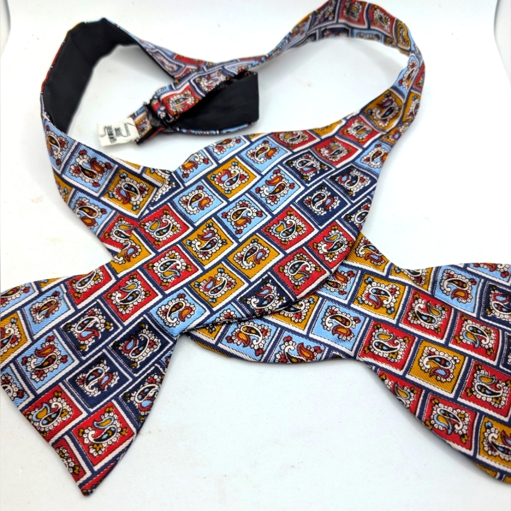 Multicolor Patterned Bow Tie - image 1